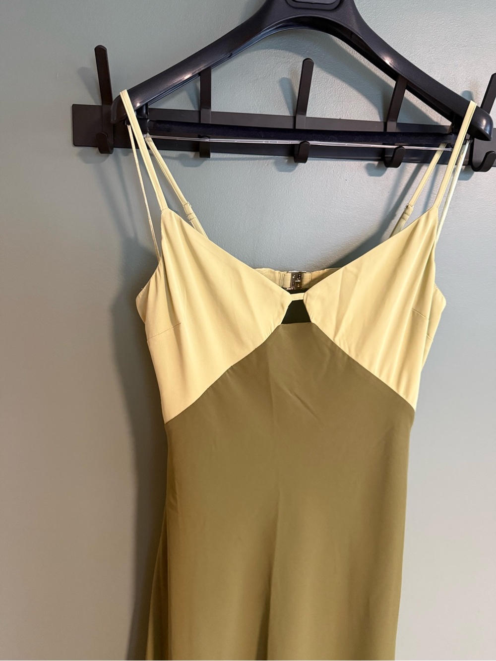NWT The A&F Julia Slip Cutout Maxi Dress - Picture 3 of 7